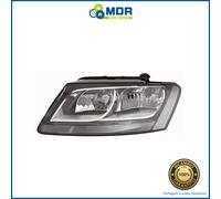 Left Front Headlight Electric Motorized Black Parabola - SX - for Audi Q5 08>12