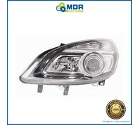 Left Front Headlight Headlamp Black - for Renault Scenic 06->09 NO XENON