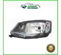 Left Front Projector Headlight Black Parabola - SX - Skoda Fabia 15
