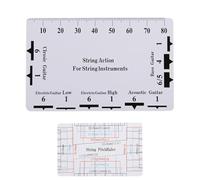 Left Guitar String Action Gauge - Small Light String Height Gauge | Measuring Tool, Luthier Repair Tool, Bass Accessories, Setup Supplies for Men