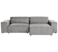 Modular Corner Sofa 3 Seater HELLNAR Left Hand Grey Fabric