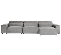 Modular Corner Sofa 4 Seater HELLNAR Left Hand Grey Fabric