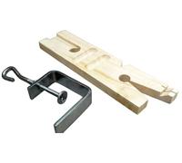 Left Hand 7" Jewelers V Slot Bench Saw Pin Vice and Clamp with Ring Cutting Jig