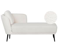 Beliani Left-Hand Chaise Lounge Artheze Boucle Off-White