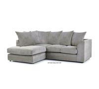 (Left Hand Corner, Beige) Chelsea Corner Sofa -Grey-Beige