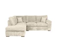 (Left Hand Corner , Cream) Jumbo Cord Amalfi Sofa in Soft Cord Fabric