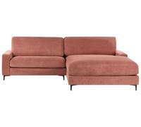 Left-Hand Corner Sofa MALOY Red 3 Seater Left Hand