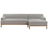 Left-Hand Corner Sofa SOSJO Light Grey Fabric Left Hand