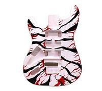 Left Hand DIY Hand Paint Poplar Wood ST Electric Guitar Body White Customized Painting Guitar Barrel Guitar body replacement