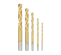 Left Hand Drill Bits 10Pcs Set, Reverse Drill Bit For Broken Bolt Removal, HSS Left Handed Straight Shank Tool With Screw Extractor Function, 2-7.5mm