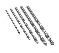 Left Hand Drill Bits 3-8mm Set with Straight Shank, Carbide Reverse Drill Bit for Broken Bolts and Screw Extractor Tools, 6-Piece Pack(8mm)