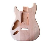 Left Hand Electric Guitar Body Okoume Wood Matte Natural Color Unfinished Guitar Barrel Parts 5.7cm Pocket Width