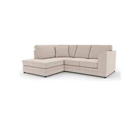(Left Hand Facing Beige) Hilton Full Back Corner Sofa Grey / Beige