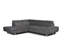 (Left Hand Facing Corner) New-Artic Sofa bed with storage Grey