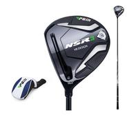 Left Hand Golf Driver Carbon Shaft High Rebound Titanium Wood Hybrid 1/3/5/4H Adjustable Head Angle Graphite Shaft Men's Club with Protective Cover for Enhanced Distance and Control
