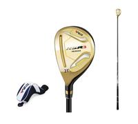 Left Hand Golf Driver Carbon Shaft High Rebound Titanium Wood Hybrid 1/3/5/4H Adjustable Head Angle Graphite Shaft Men's Club with Protective Cover for Enhanced Distance and Control