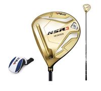 Left Hand Golf Driver Carbon Shaft High Rebound Titanium Wood Hybrid 1/3/5/4H Adjustable Head Angle Graphite Shaft Men's Club with Protective Cover for Enhanced Distance and Control