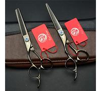 Left Hand Hairdresser Scissors Set, Professional Salon Hair Cutting Scissors and Thinning Shears Tools, Perfect for Left-Handed Hairdresser,6.0 inch (5.5 inch)