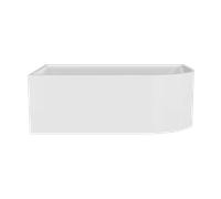 Left Hand J-Shaped Freestanding Bath from Balterley - 1700mm x 740mm