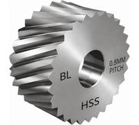 Left Hand Pattern Counter Knurls (BL) for Lathe Machine - 20mm OD x 10mm Width x 8mm Bore x 12mm Counter Bore (Pitch 1.0 mm)
