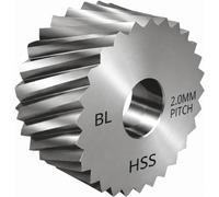 Left Hand Pattern Knurls for Lathe Machine - 20mm OD x 10mm Width x 6mm Bore (Pitch 2.0 mm)