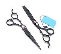 Left-Hand Pet Hair Cutting Scissor Sharp Edge Professional Barber Salon Pet Grooming Tool (Set)