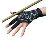 Left Hand Pool Gloves, 3-Finger Billiard Gloves - View Gloves for Billiard Shooters | 3 Finger Pool Gloves, Non-Slip Mittens for Players and Billiard Enthusiasts
