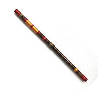 Left Hand Premium Concert Bamboo Flute A# Sharp Bass Fried Bansuri with case and Cover