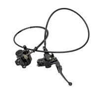 Left Hand Rear Handle Bar - 150cm Lever Hydraulic Disc Brake 158mm for ATV Electric Quad Go Kart Buggy Scooter Parts