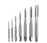 Left Hand Screw Machine Thread Tap Drill Bits HSS Straight Flute Metric Size M1.4 M2 M2.5 M3 M3.5 M4 M5 M6 M7 M8 M9(1PC,M4x0.5)