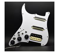 Left Hand SSH Electric Guitar Pickguard Pickup With Singlecut Wiring Loaded Prewired Pickup Guitar Pickup Pickguard (Color : 02)