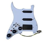 Left-hand SSH Prewired Loaded Pickguard With Dual Hot Rail High Output Pickups Set