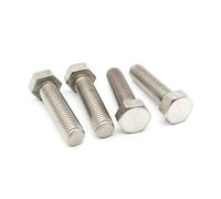 Left Hand Thread Bolt Stainless Steel Hexagonal Counterclockwise Reverse Hex Head M4 M5 M6 M8 M10(M6x8 (20pcs))