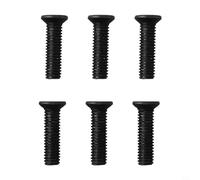 Left Hand Thread Fixing Screw Kit for UNF Drill Chuck Shank Adapter, Contains 6pcs, M5M6 22mm (M6x22mm)