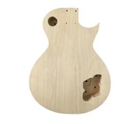 Left Hand Version Unfinished For LP Guitar Body No Bindings Bridges DIY Guitar Parts For Replace