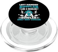 left handed bowler like Funny Bowling Bowler Bowling Team PopSockets PopGrip for MagSafe