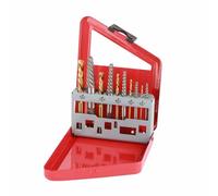 Left Handed Drill Bits for Metal, 10PCS Screw Extractor and Left Hand Cobalt Drill Bit Set Left Hand Titan ium Plated Drill Bit Alloy Steel Screw Extractor Kit