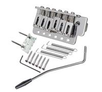 Left-Handed Guitar Lefty Tremolo Bridge System For Strat Electric Guitar (Chrome)