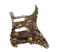 left handed guitar pickguard 10pcs 3Ply 11 Screw Holes SSS/SSH Guitar Pickguard Scratch Plate for ST Style Guitar Pick Guitar Accessories(Style 7)
