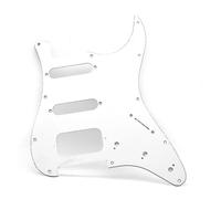 left handed guitar pickguard 10pcs 3Ply 11 Screw Holes SSS/SSH Guitar Pickguard Scratch Plate for ST Style Guitar Pick Guitar Accessories(Style 3)