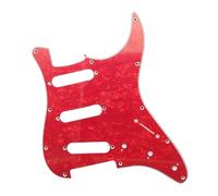 left handed guitar pickguard 10pcs 3Ply 11 Screw Holes SSS/SSH Guitar Pickguard Scratch Plate for ST Style Guitar Pick Guitar Accessories(Style6)