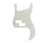 left handed guitar pickguard 1PC Electric Bass Pickguard PB 4 String Scratch Plate & Screws, 4 Colors Choose(Aged Pearl 4ply)
