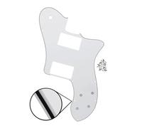 left handed guitar pickguard Guitar Pick Scratch Plate & Screws Fit 72 Style Guitar Parts(White 3ply)