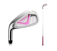 Left Handed Kids Golf Club Set, 7 & 9 Iron Graphite Shaft for Beginner Practice, Lightweight Carbon Steel, Outdoor Training Equipment for Youth Boys and Girls