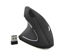 Left-Handed Mouse, Rechargeable 2.4G Wireless Ergonomic Vertical Mice with USB Receiver, 6 Buttons Optical Vertical Cordless Mice for Laptop Computer PC Desktop Computer Notebook,for Lefty Hands