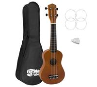 Left Handed Soprano Ukulele for Beginners with FREE Bag