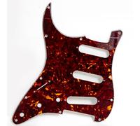 Left-Handed SSS Guitar Pickguard Compatible with Fender Strat Style Electric Guitar, 11-Hole Strat Scratch Plate with Mounting Screws, Replacement Pickguard for Stratocaster Style Guitars (#4)