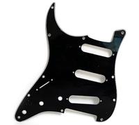 Left-Handed SSS Guitar Pickguard Compatible with Fender Strat Style Electric Guitar, 11-Hole Strat Scratch Plate with Mounting Screws, Replacement Pickguard for Stratocaster Style Guitars (#5)
