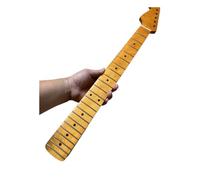 Left - handed yellow guitar neck 22 fret 25.5 "maple fingerboard gloss