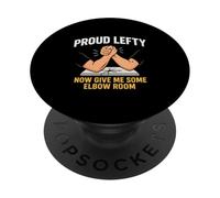 Left Handers Day Left Handed Southpaw Pride Funny Joke Fun PopSockets Adhesive PopGrip